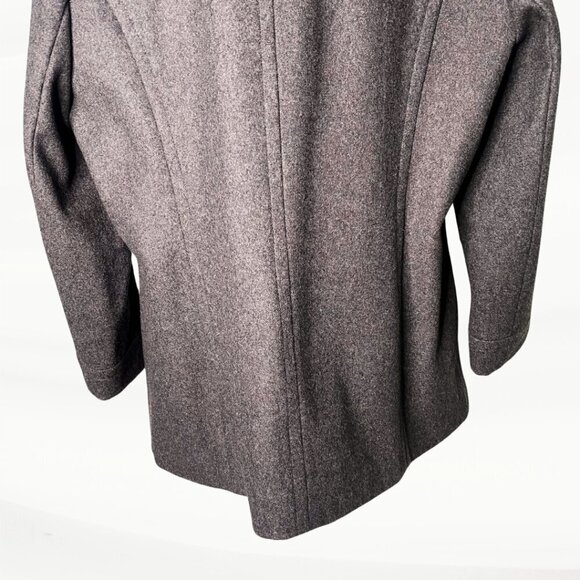 Nautica Women's Gray Wool Coat, Size XL - Picture 5 of 16